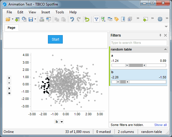 Spotfire filter multiple data tables